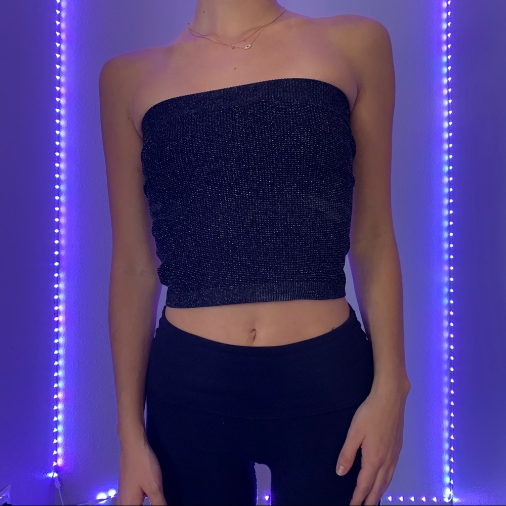Sparkle tube top